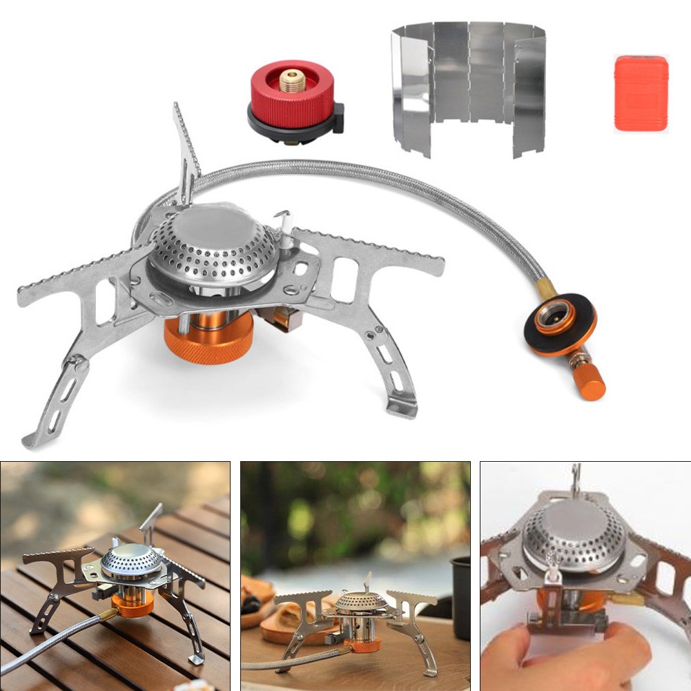 Portable Camping Gas Stove Foldable Stove for Outdoor Hiking Cooking Burner