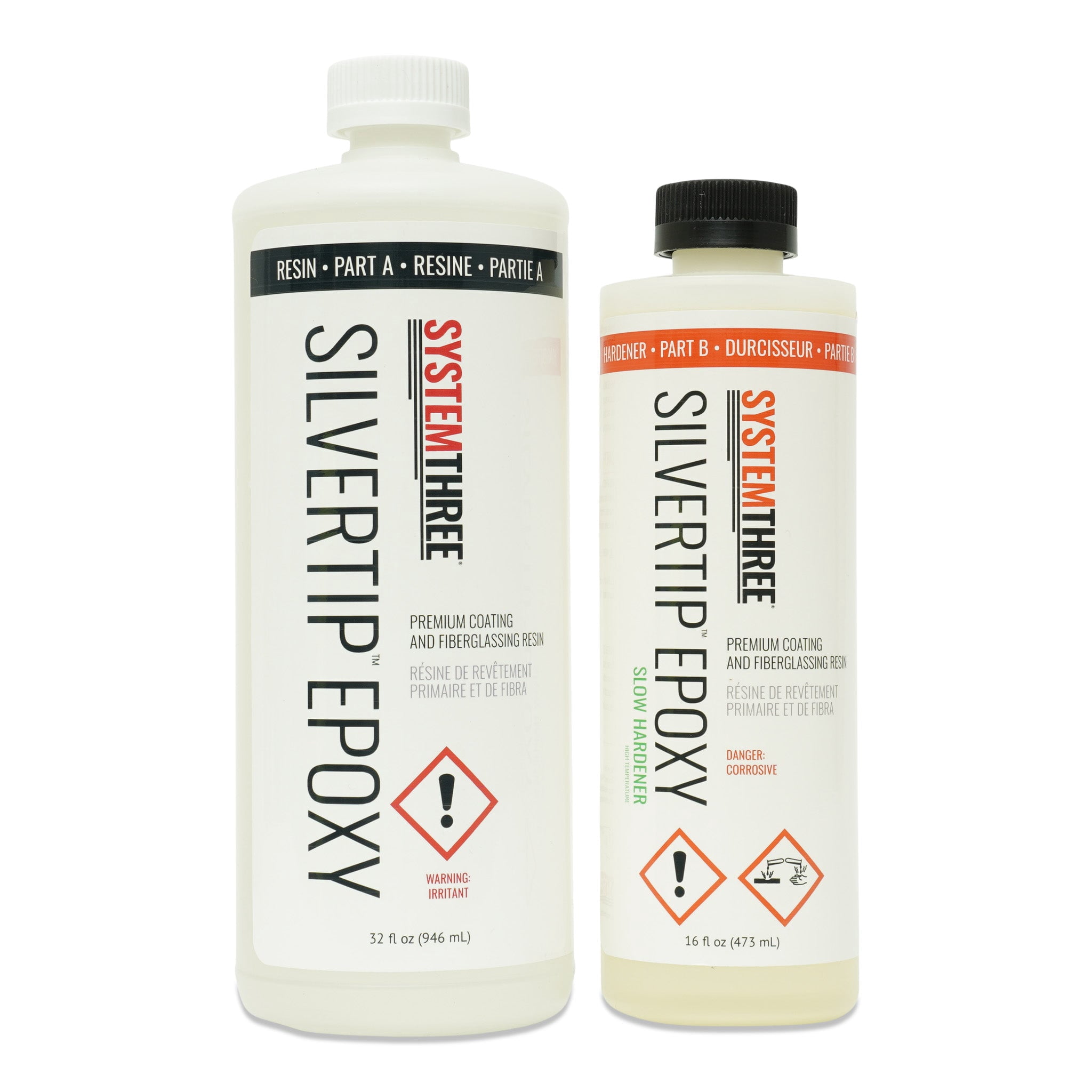 System Three SilverTip Epoxy with Slow Hardener, 1.5-Quart