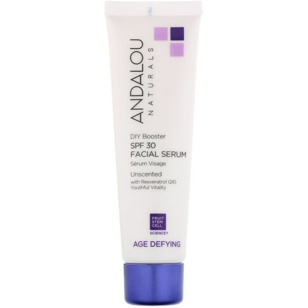 Download Andalou Naturals Facial Serum Spf 30 Age Defying Unscented 2 Fl Oz 58 Ml Walmart Com Walmart Com Yellowimages Mockups