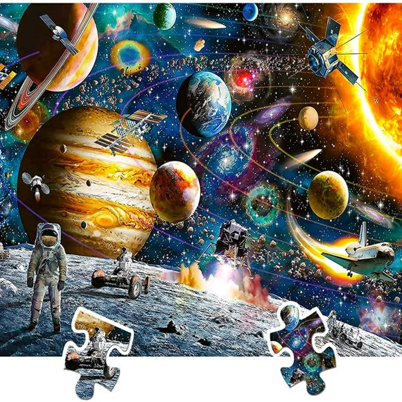 1000 Pieces Space Puzzle Planet in Space Jigsaw Toy Gift for Adult Kid