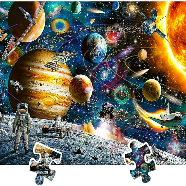 1000 Pieces Space Puzzle Planet in Space Jigsaw Toy Gift for Adult Kid