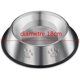 thumbnail image 2 of Comedero de acero inoxidable para mascotas (cuenco de acero inoxidable para perros y gatos, 18 cm), 2 of 5