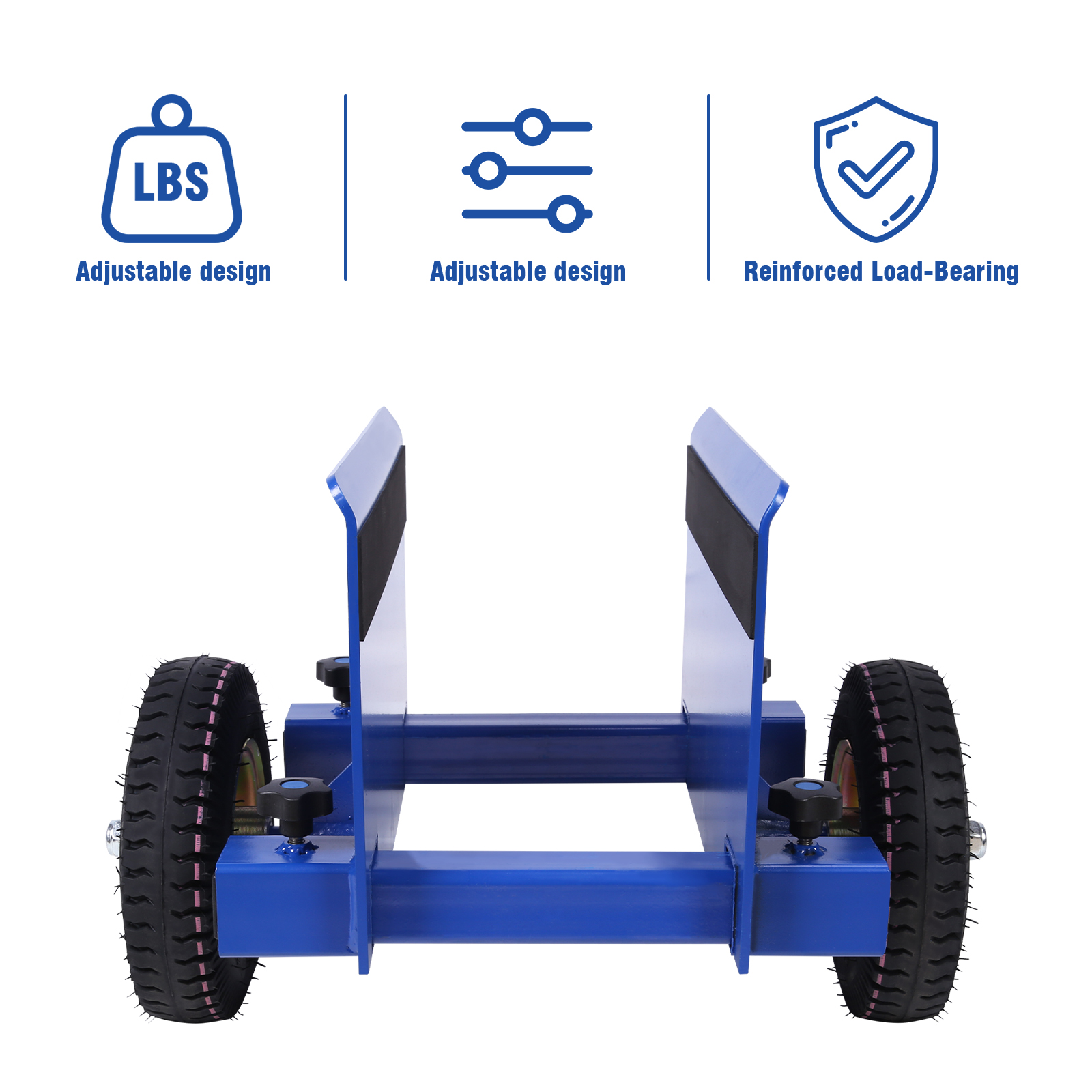 golytefs Wood And Fence Mover 550 Lbs Capacity Heavy Duty Panel Dolly Roller Adjustable Clamp for Wood Panels Doors