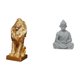 thumbnail image 1 of Escultura majestuosa de Buda León coleccionable, adorno de mesa, figura artística decorativa para oficina, hogar, estantería, hotel, patio, regalo., 1 of 8