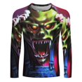 thumbnail image 2 of Goosebumps Men's Long Sleeve T Shirt 3D Printed Fashion Tee Shirts Top Soft Comfortable Daily Shirt, 2 of 6