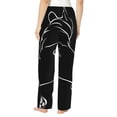 thumbnail image 3 of Daiia Animal Bulldog Women's Sleep Pant with Pockets and Drawstring,Pajama Pants-Small, 3 of 9