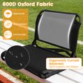 thumbnail image 6 of LIFERECORD Foldable Stadium Seat Chair with Back Support, Portable Bleacher Seat for Sports Games, Concerts, Parks - 225 lbs Capacity, Waterproof 600D Oxford Fabric, Dual Carry Options, 6 of 8