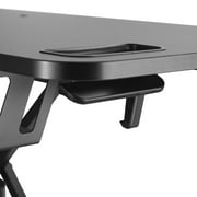 Stand Steady FlexPro Hero Standing Desk Converter - 37 Sit to Stand Desk with Keyboard Tray