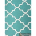 thumbnail image 2 of Indoor/Outdoor Waterproof Moroccan Mosaic Canvas Fabric AQUA UV Resistant 60" Wide Sold by the yard, 2 of 2