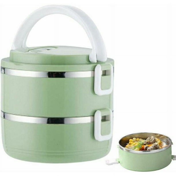 Termo para Comida Caliente, Isme 1400ml Caja de Comida Caliente de Acero Inoxidable con Asa, Recipiente de Comida Isme para Caja de Comida Caliente para, Escuela, Oficina, Camping, Doble Capa