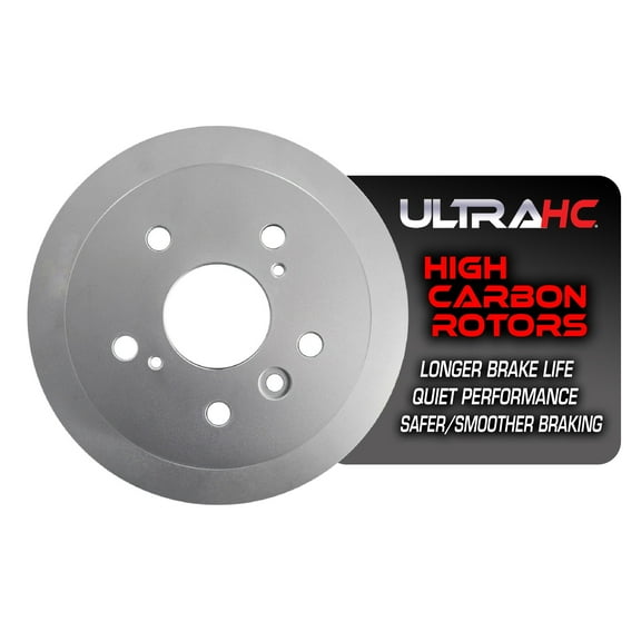 UltraHC Coated High Carbon Brake Rotor, Rear UR000203, Toyota Camry 2006-2002