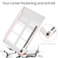 thumbnail image 6 of Allytechgroup Folio Case for Samsung Galaxy Tab S9 11 inch 2023 Released (Model Number: SM-X710/X716B/X718U), Slim Trifold Stand Cover with Pencil Holder Clear Back Shell Shockproof Cover, Rosegold, 6 of 8