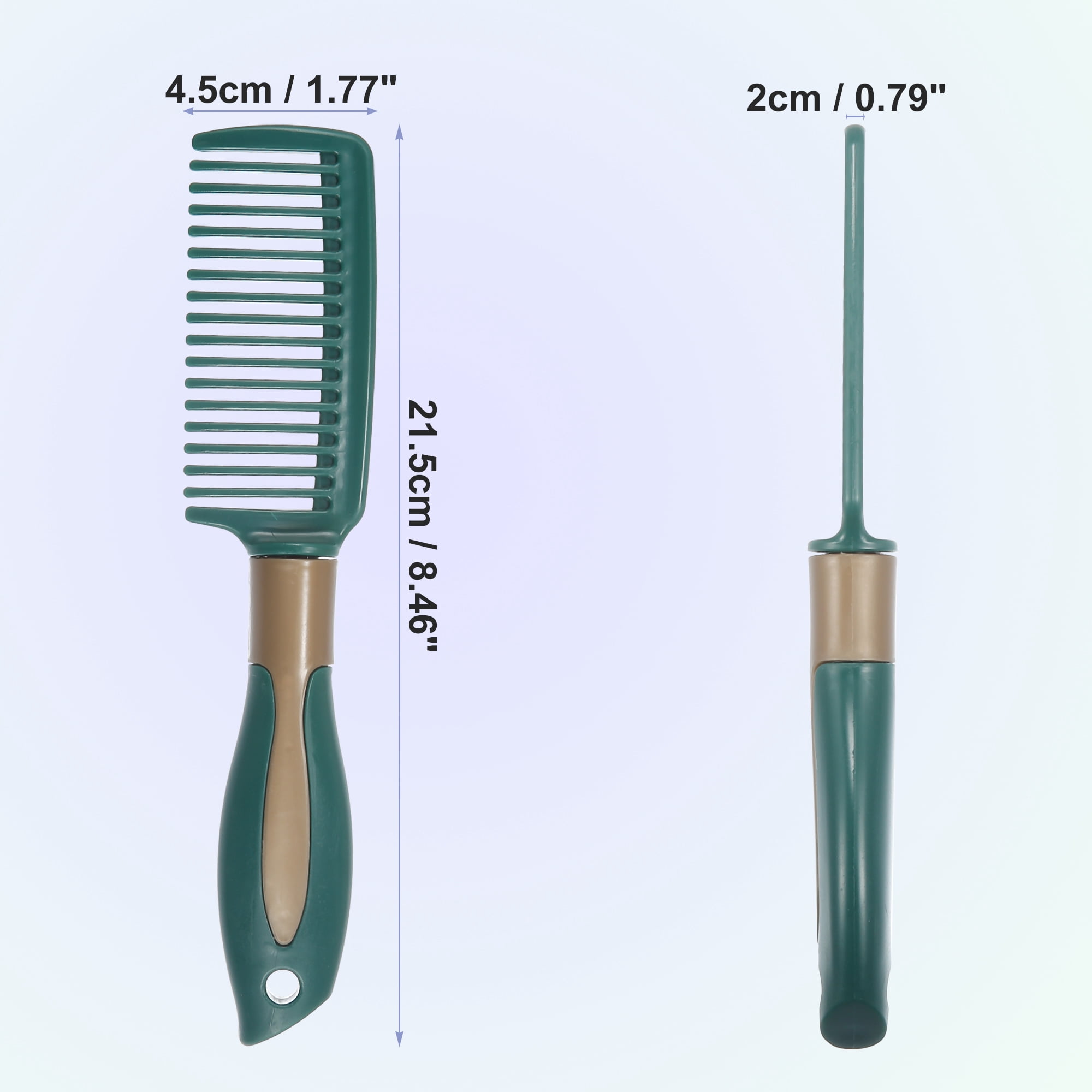 Unique Bargains 1 Pcs Hair Brush Detangling Brush for Unisex Hair Brush Dark Green