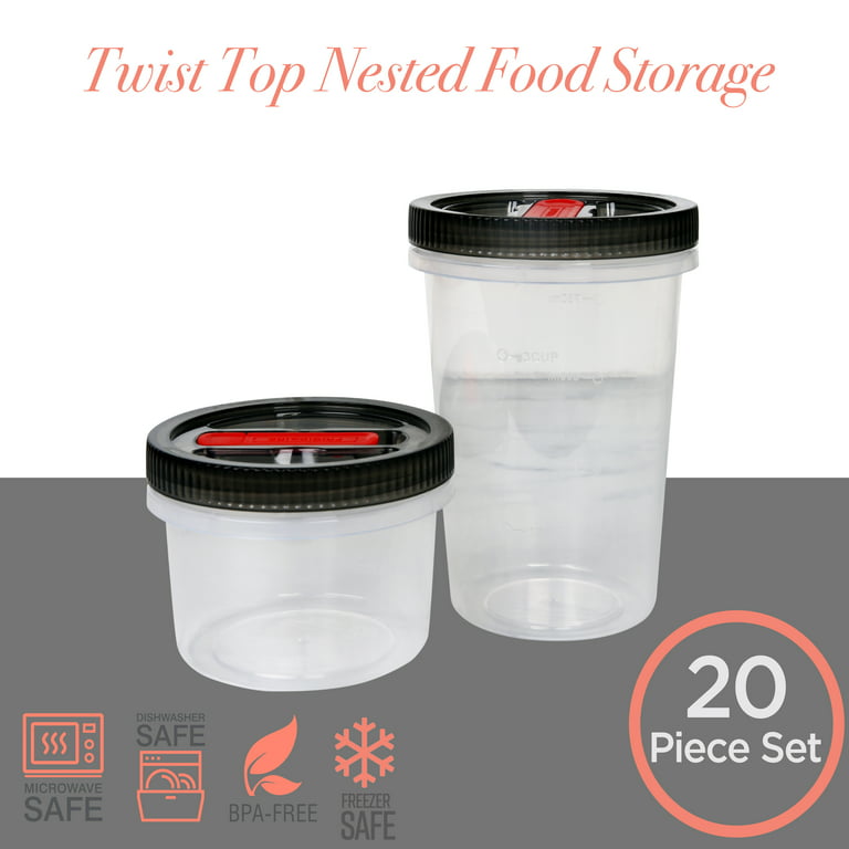60 Sets [ 20-8oz, 20-16oz, 20-32oz] Deli Food Storage Containers with Lids