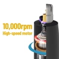 thumbnail image 2 of Gorilla Technique Recortador de pelo para nariz y orejas para hombres, recargable 2 en 1 para depilación de nariz, oreja, cejas, sin tirones, sin enganches, con motor de alta velocidad de 10.000 rpm, 2 of 5
