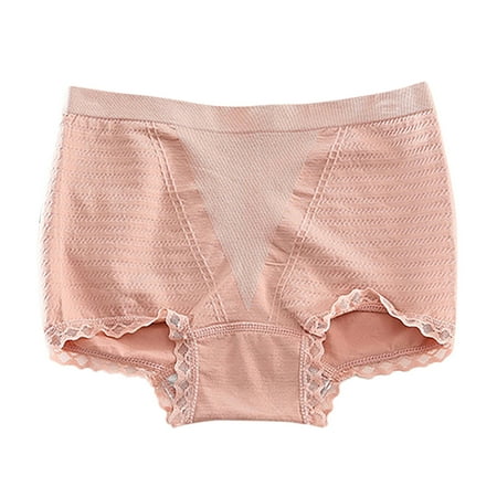 

Youmylove Women Underwear Solid Color Breathable Thongs Comfortable Female Intimates Pink Lingerie Briefs Underpants 1PC Bragas De Mujer