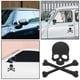 thumbnail image 2 of FELTECHELECTR Pegatina de calavera de metal 3D negra para coche, emblema de calavera para maletero trasero, calcomanías de esqueleto personalizadas, decoración para automóvil, 2 of 6