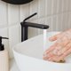 thumbnail image 1 of Aquaterior Single Handle Bathroom Vessel Sink Faucet Rv Lavatory Vanity Sink Mixer Tap Matte Black (CUPC NSF CEC), 1 of 11