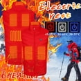 8 Area Heating Vest Unisex Outdoor Warm Clothing Heated For Riding