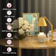 thumbnail image 2 of CFGROW Candle Warmer Lamp, Adjustable Dimmable Brightness, Timer, Top Warming, 2pcs 50W Bulb Included (Yellow), 2 of 8
