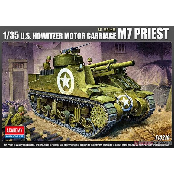 ACADEMY AC13210 1/35 M7 Priest Self-propelled howitzer model kit