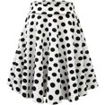 thumbnail image 1 of Women's Basic Flared Casual Mini Skate Skirt Versatile Stretchy, 1 of 7