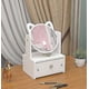 thumbnail image 1 of Cosmetic Storage Box - Single Drawer Round Mirror, 1 of 2