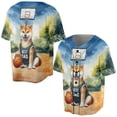 thumbnail image 3 of Happy Father's Day Shiba Inu Playing Basketball with Best Dad Jersey All Over Print 3D Baseball Shirt Shibas Dog Lovers Gifts Idea Softball Sport - 13006, 3 of 6