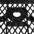 thumbnail image 7 of 8' ADA Rectangular Picnic Table, Expanded Metal, Black (96" Long), 7 of 7