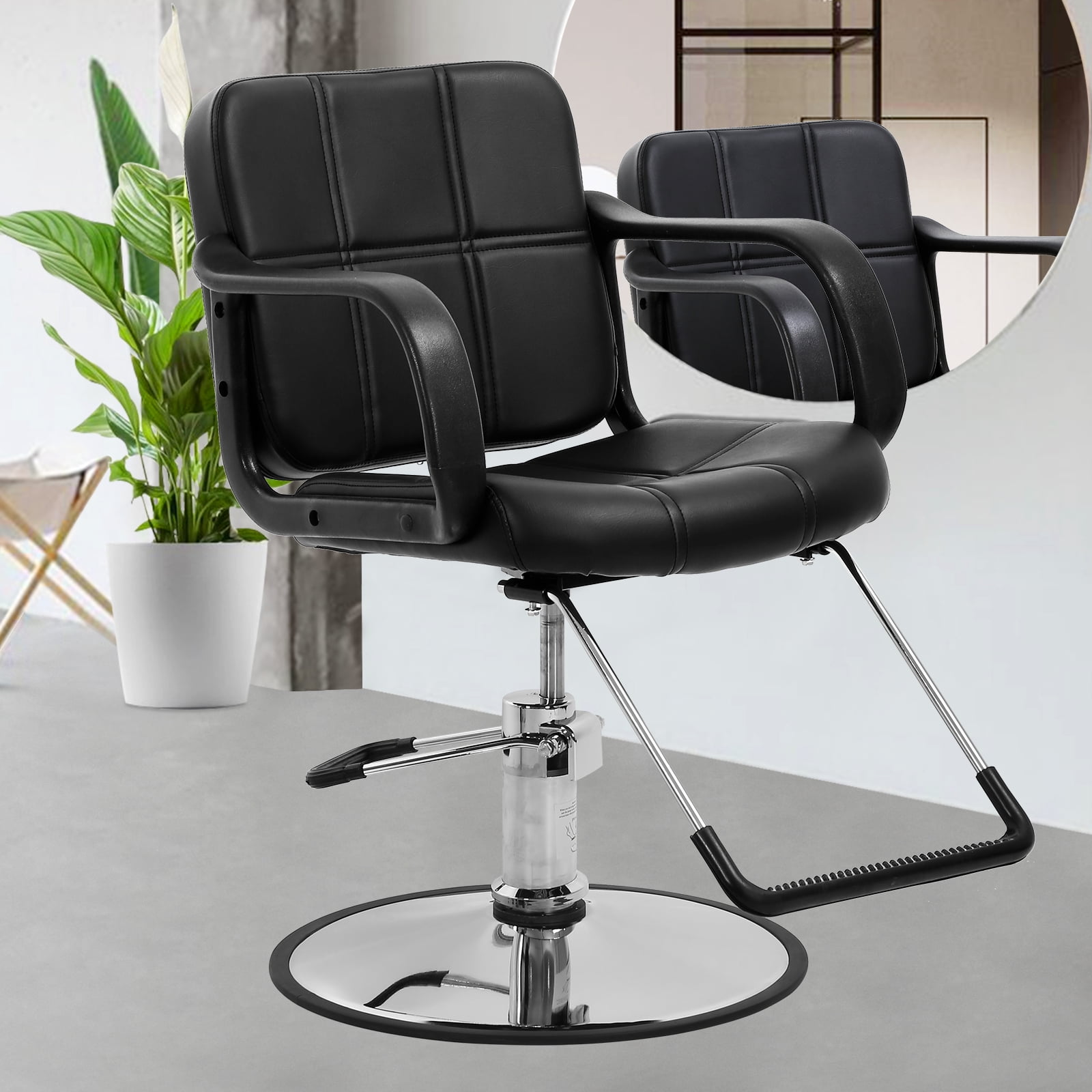 YRLLENSDAN Barber Chair with Hydraulic Pump, Hair Salon Chair for Hair