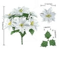 thumbnail image 4 of Wooowa 7-Stem Artificial Flower Arrangement - Versatile Faux Florals for Home Bedroom Shelf Bathroom Countertop Table Decor, 4 of 7