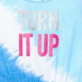 thumbnail image 3 of Trolls World Tour Turn It Up Poppy Flutter Sleeve Girl's Romper Large (10-12), 3 of 4
