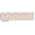 thumbnail image 3 of Ambesonne Floral Fabric by the Yard Upholstery, Flat Design Colorful Flowers, 2 Yards, Pale Peach and Multicolor, 3 of 5