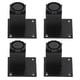 thumbnail image 2 of Pata de gabinete Jadeshay 4 piezas/juego de patas de muebles Ajustables Color Negro, 2 of 8