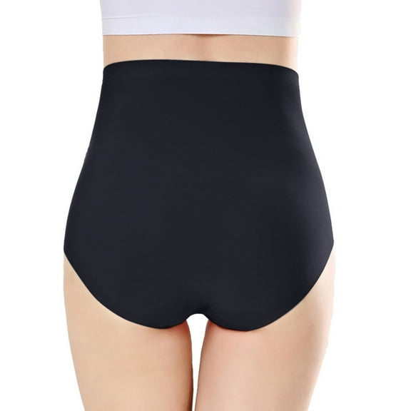IDALL High Waisted Underwear for Women Panties Womens Underwear High Waist Traceless Will Not Be Caught in The Middle of The Butt Body Shaper Tummy Control Womens Panties A L