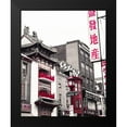 thumbnail image 2 of Quintero, Sonja 20x24 Black Modern Framed Museum Art Print Titled - Chinatown Reds I, 2 of 5