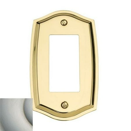 Baldwin Square 1 Gang Duplex Outlet Wall Plate
