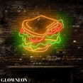 thumbnail image 4 of Glowneon Cheese Sandwich Led Sign, Sandwich Fast Food Restaurant Sign, 4 of 5