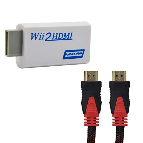 Xsusmdom Wii to HDMI Converter, Wii to hdmi Adapter 1080P Xsusmdom Wii to HDMI Converter, Wii to hdmi Adapter 1080P