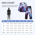 thumbnail image 4 of Fotbe Rainbow Spotted White Horse Pattern Long Sleeve Pajama Set for Men,Sleepwear Set,2-piece Loungewear Set,Soft PJs Comfy Nightwear with Pockets-XX-Large, 4 of 7