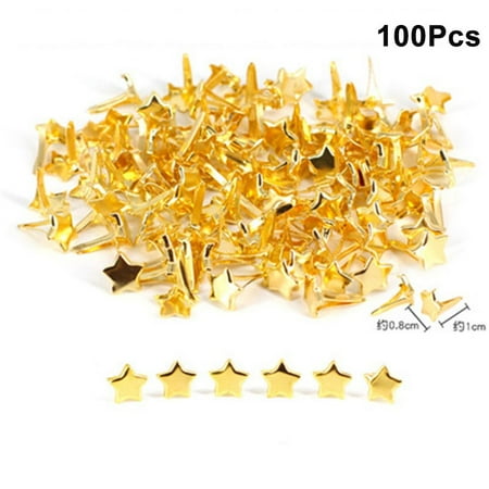 

DIY Splitpin Spikes Scrapbooking Plated Mini Brads Embellishment Clasp Handmade Craft Paper Fastener 6