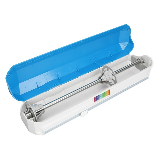 Cortador De Diapositivas De Envolta De Plásado Dispensador De Envolta De Pláshico Con Cortador, Dispensador De Película Transparente Reutilizable, Dispensador De Envolta