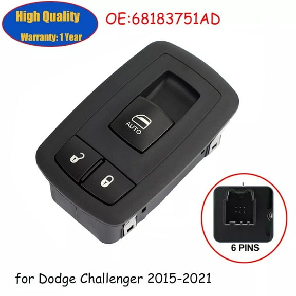 Front Right Passenger Power Window Control Switch For 2015-2021 Dodge Challenger