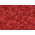 thumbnail image 1 of Ahgly Company Indoor Rectangle Patterned Ferrari Red Area Rugs, 5' x 8', 1 of 6