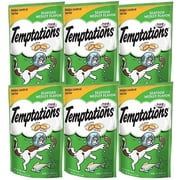 Angle View: Nutritious Cat Treats for Indoor Cats and Outdoor Cats | Healthy Snacks as Training Treats , all Life Stages - Cat Supplies Must Have | Seafood Medley Flavor - 3 OZ Per Pack, Pack of 6