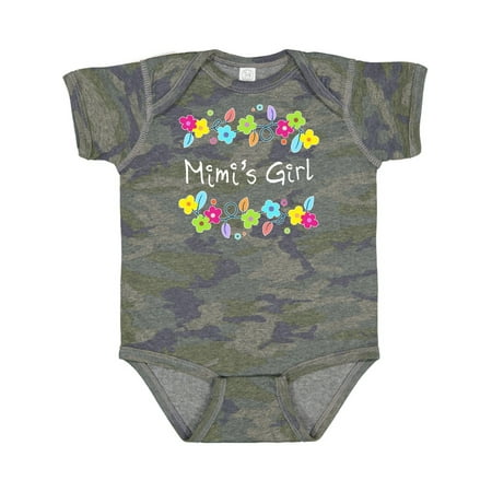 

Inktastic Mimis Girl- Bright Flowers Gift Baby Girl Bodysuit