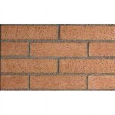 50 in. Warm Red Split Stacked Refractory Panels