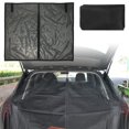 thumbnail image 3 of Car Tailgate Mosquito Net Magnetic Car Tailgate Awning Nylon Rear Windshield Sunshade Rear Tent Sunshade Screen Trunk Privacy Protection Mesh Curtain with Two-way Zipper for SUV, 3 of 3