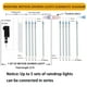 thumbnail image 5 of Luces navideñas Weepong lluvia de meteoritos 8 tubos 192 LED color blanco, 5 of 9