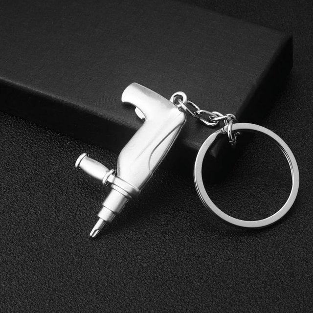 Llave ajustable, llavero de metal, regla, tornillo de banco, llavero dentado para coche, herramienta colgante, accesorios para llaves, grabado